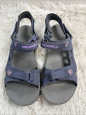 Merrell Navy and Lavender Outdoor Sport Sandals